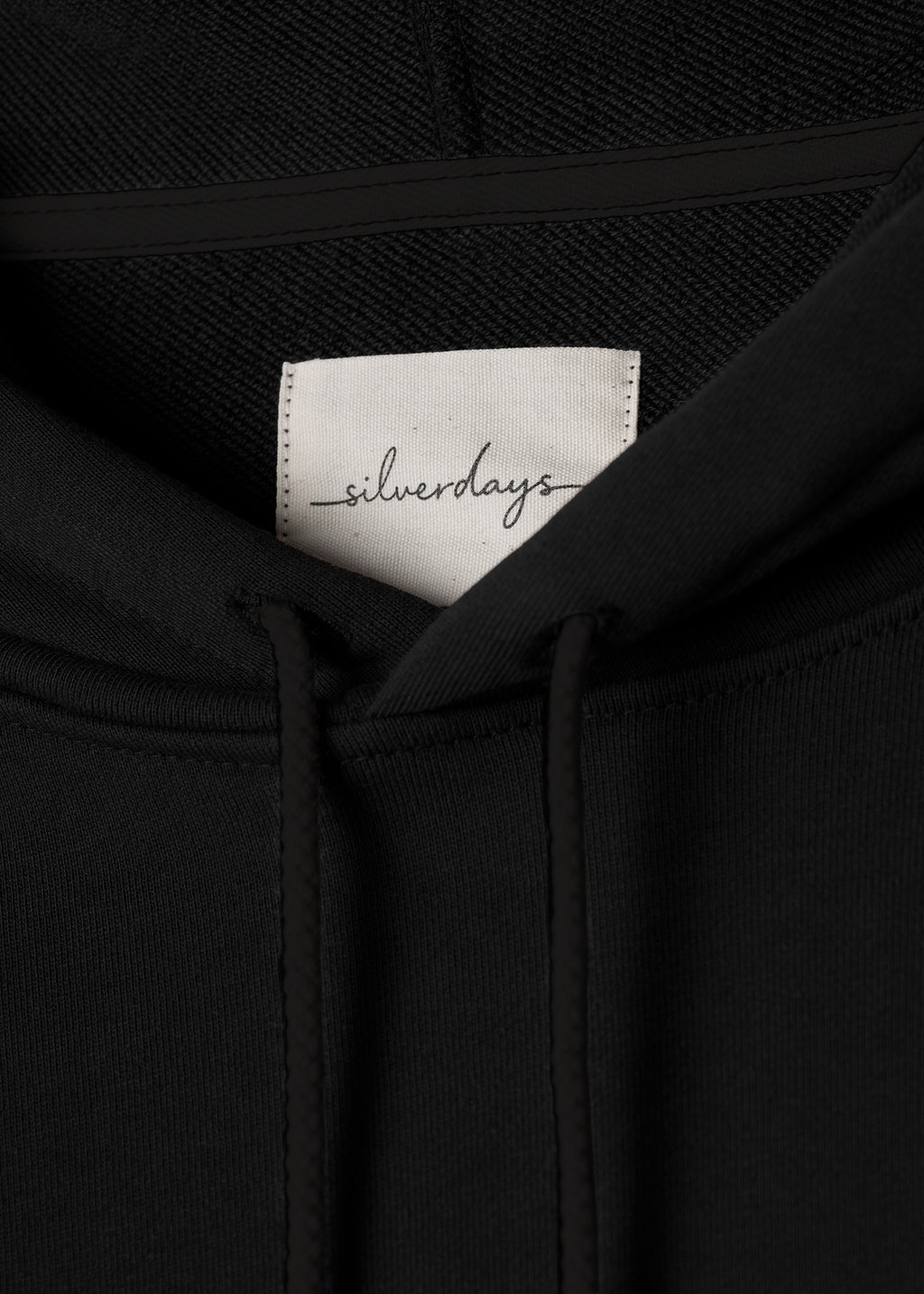 french terry oversized - black - unisex