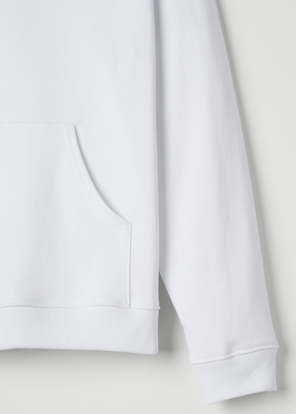 french terry oversized - white - unisex