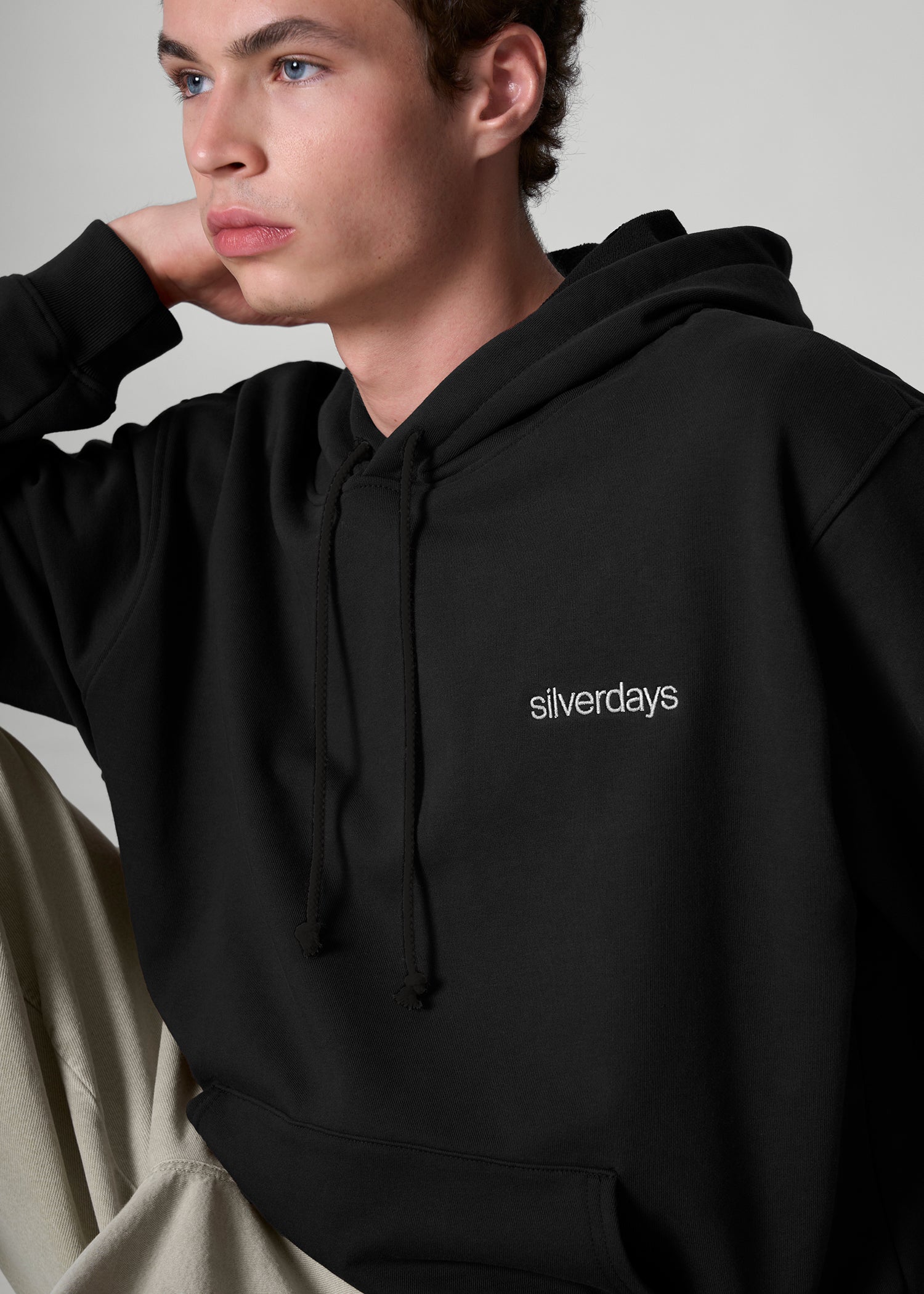 french terry oversized - black - unisex