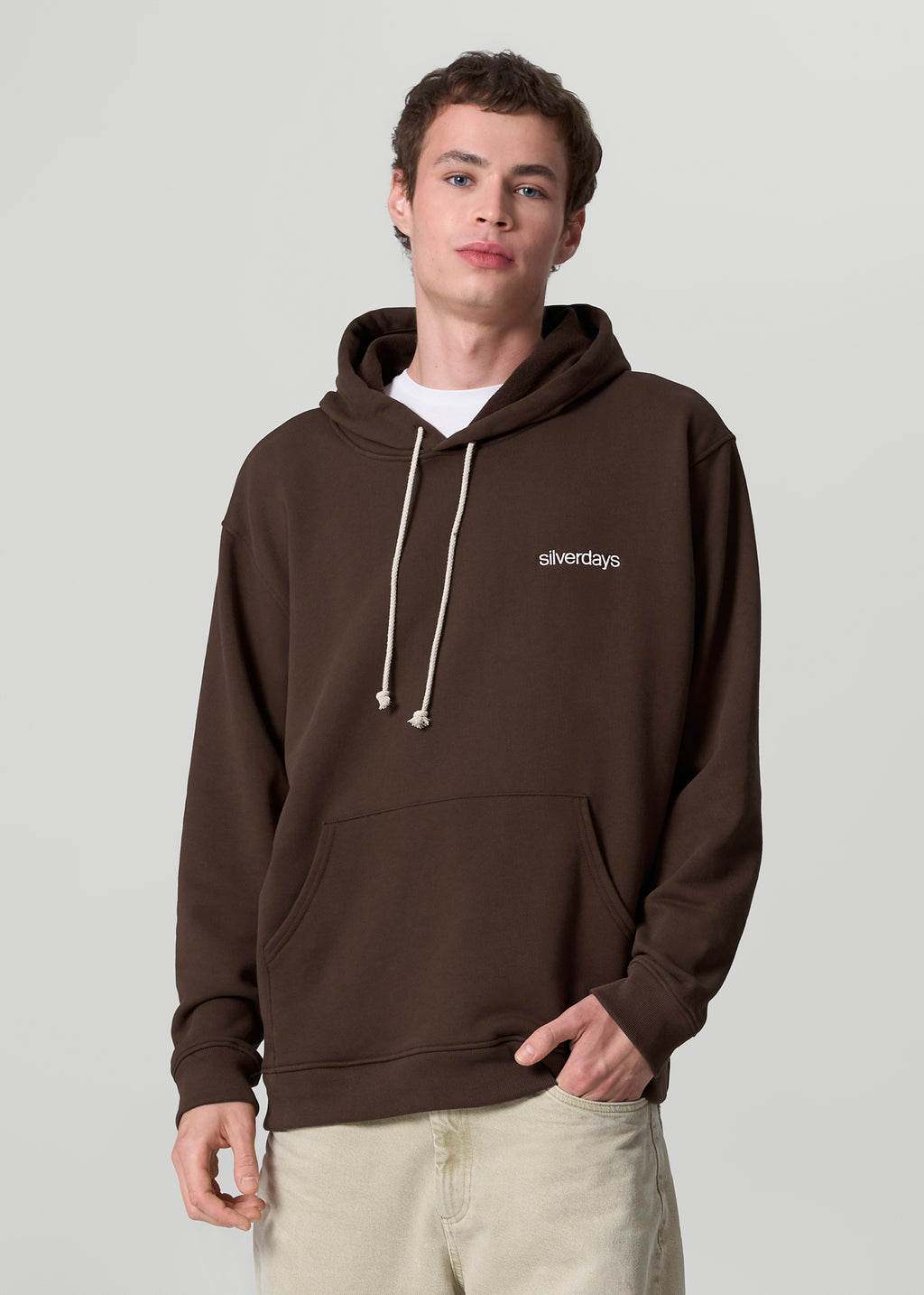 french terry oversized - olive brown - unisex