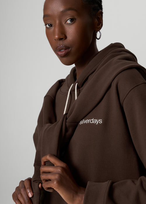 french terry oversized - olive brown - unisex